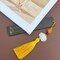 Wrapables Sandalwood Bookmark with Pendant Tassel for Book Lovers an Readers